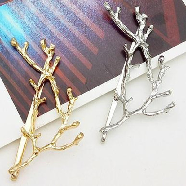 legant Metal Tree Branch Hairpins Hair Clips for Women barrettes Female Headwear Alloy Hair Accessories Hair Clip