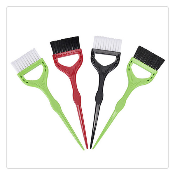 Dyeing Antiskid Brushes Hair Dye Coloring Brush Salon Home Hair Bleach Tinting DIY Tool Random Color Plastic Cheap and practical