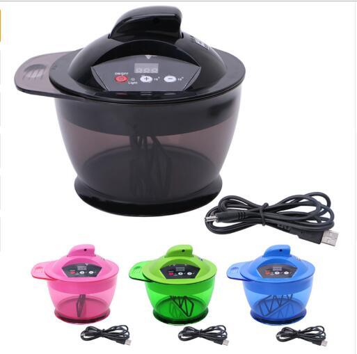 2019 New 320ml Electric Hair Coloring Bowl Stirrer Tool Plastic Automatic Mixer For Hairs Color Mixing Professional