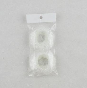 Professional transparent accessories barber color salon ear covers one-time PE ear cover hairdressing salon accessories 10pcs per bag SR 001