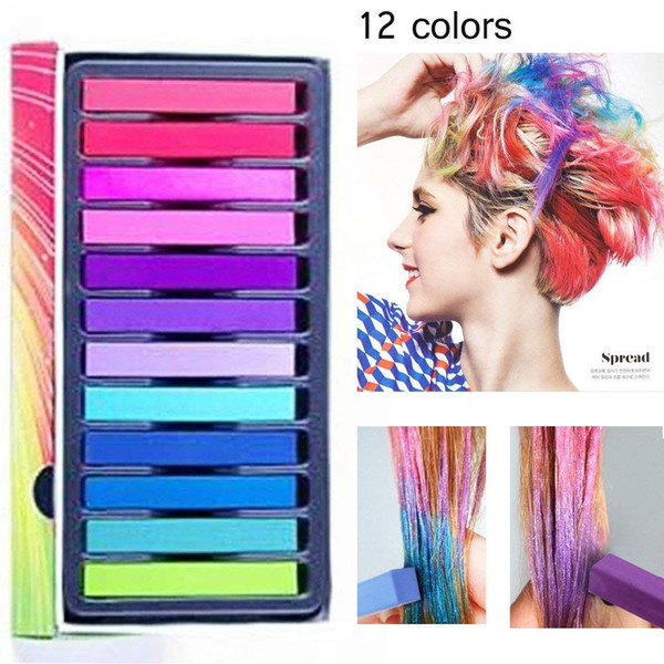 Hair Chalk,Hair Chalk Pens,Temporary Hair Chalk-Washable Hair Color Safe For Kids And Teen Christmas Girl Gift