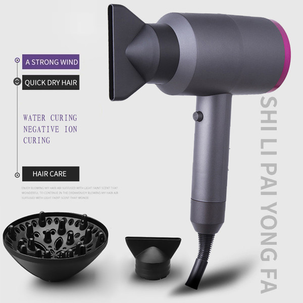 2000W Professional Salon Hair Dryer 2 in 1 Hot Air Dryer Brush Hair Dryers Negative Lonic Hair Straightener Comb Salon Style