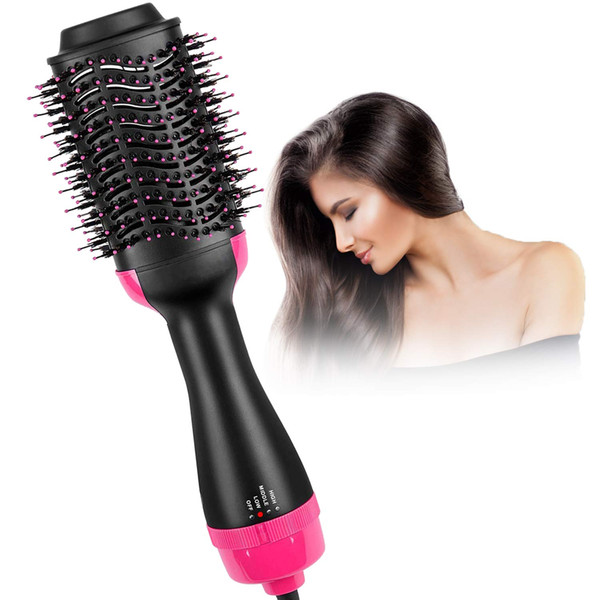 Hair Dryer Brush Hot Air Brush One Step Hair Dryer Volumizer 3 In Upgrade Feature Anti-scald Negative Ion Hair Straightener Brush with Smoot