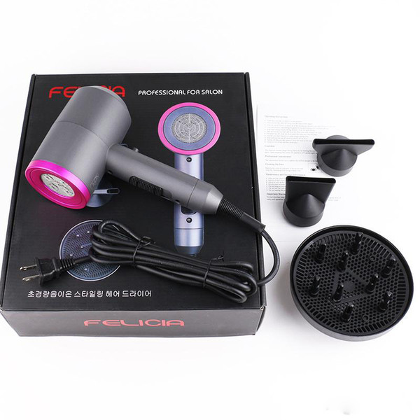 In Stock New for FELICIA Hair Dryer Professional Salon Tools Blow Dryer Heat Super Speed Blower Dry Hair Dryers