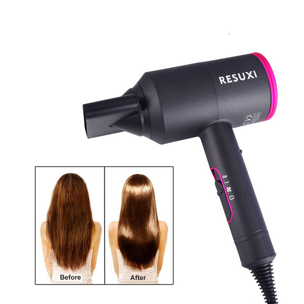 RESUXI Hair Dryer Professional Hair Dryer with Strong Wind Quick Dry Hair Dryer With Diffuser DHL Free