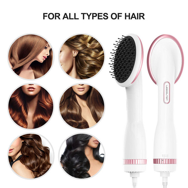 Lescolton One Step Hair Dryer & Styler Hot Air Paddle Brush Hair Dryer Straightener for All Hair Types