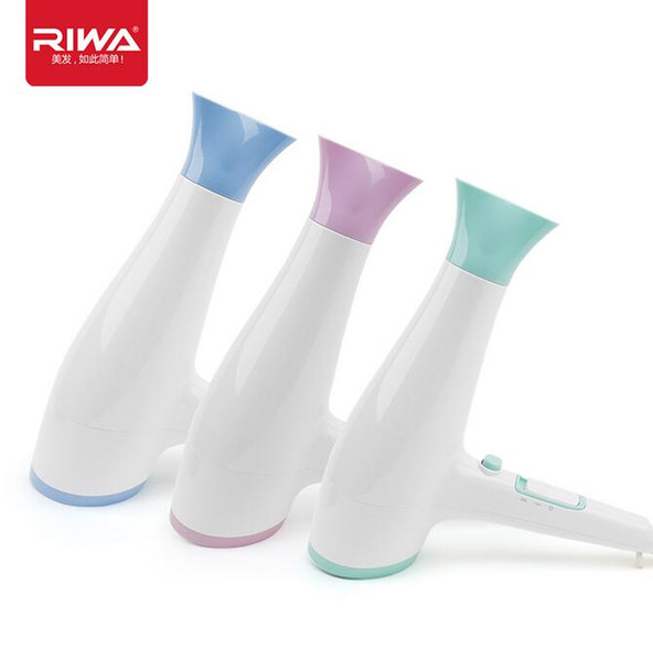 Riwa T5 2200W Hair Dryer Hot/Cold Air Electric Blow Dryer Mute Design 3 Colors Hairdryer 220V Chinese Plug For Household