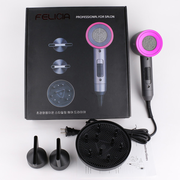 Top quality FELICIA Hair Dryer Professional Salon Tools Blow Dryer Heat Super Speed Blower Dry Hair Dryers