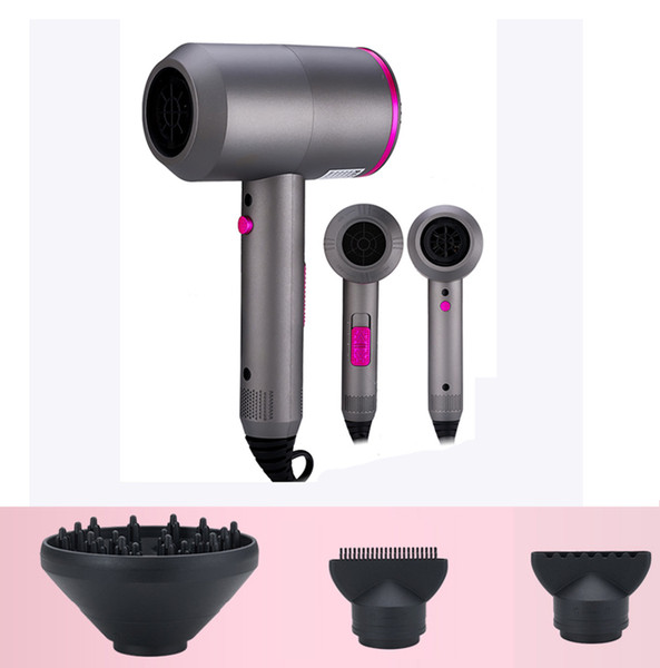 Unfoldable fashion hammer hair dryers 4 colors household hot and cold electric hair dryer tools 110-240V with US UK EU Plug