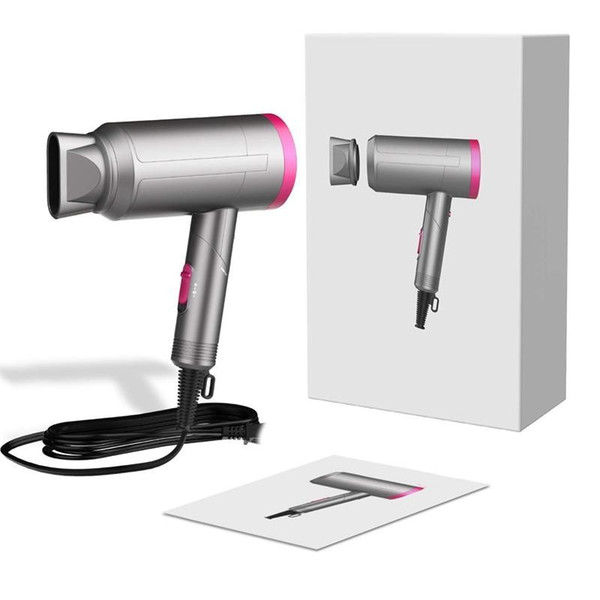 1200W Foldable Handle Hair Dryer EU US Plug Blow Dryer Wind Low Noise Hair Blower For Home Outdoor Travel Hair Drier