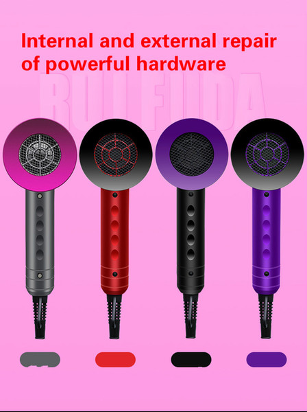 Do not hurt hair dryer high-power negative ion hair blow cold and hot wind silent blowtorch burst national standard three plug