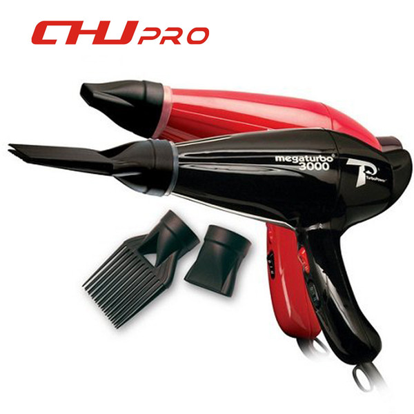 CHJPRO Mega 3000 Power Hair Dryer 110V or 220V Blow Styling Tools Secador De Cabelo Comb Nozzle Hours AC Turbo Motor Hair Beaty