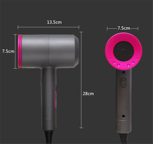 Fashion Modeling Leafless hair dryer Salon level hair blow tools super design 2 colors fast 