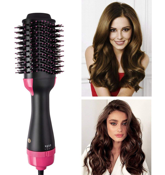 One Step Hair Dryer and Styler Volumizer Salon Hair Straightener Brush Hot Air Brush for All Hair Type(110V/220V 1000W)