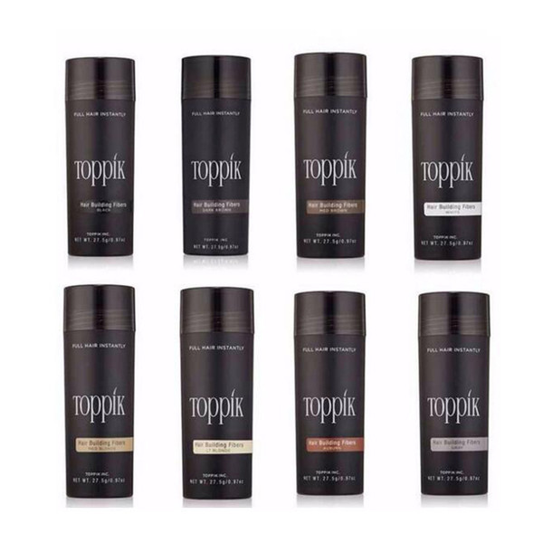 Toppik Hair Building Fibers 27.5g Toppik Hair Fiber Thinning Concealer Instant Keratin Hair Powder Black Spray Applicator