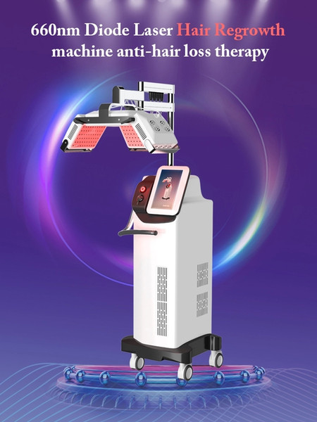 New Version !!!TopQuality Hair Therapy Laser therapy Grow Hair with Real Diodes Laser Hair Regrowth Machine