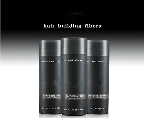 Hair Building Fibers 9 Colors Natural Keratin 27.5g 0.97oz Full Hair loss product Spray Thinning Hair Concealer