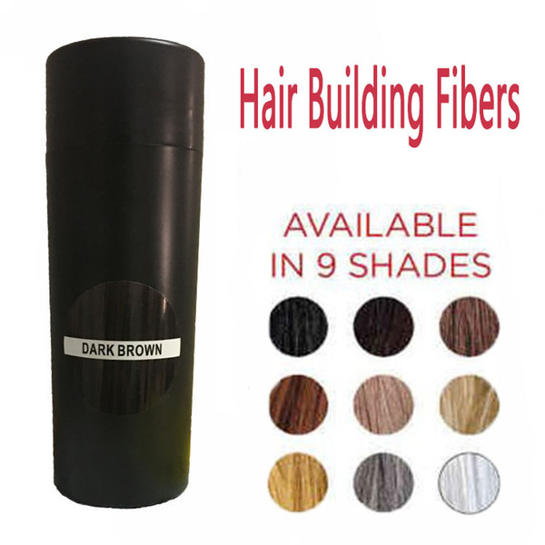 Hair Building Fibers 27.5g 9 Colors Hair Fiber Thinning Concealer Instant Keratin hair building fibers