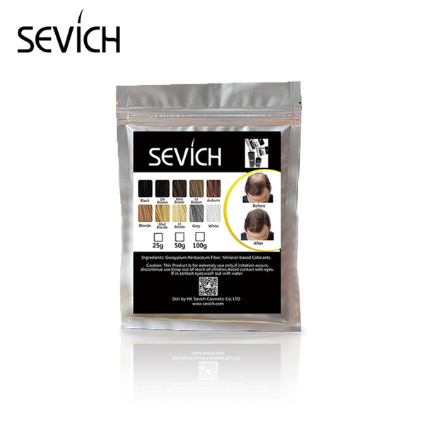 SEVICH Hair Keratin Fiber Hair Loss Treatment Spray Styling Powder Applicator 100g