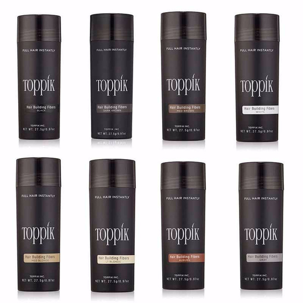 toppik hair building fibers 27.5g Toppik Hair Fiber Thinning Concealer Instant Keratin Hair Powder Black Spray Applicator