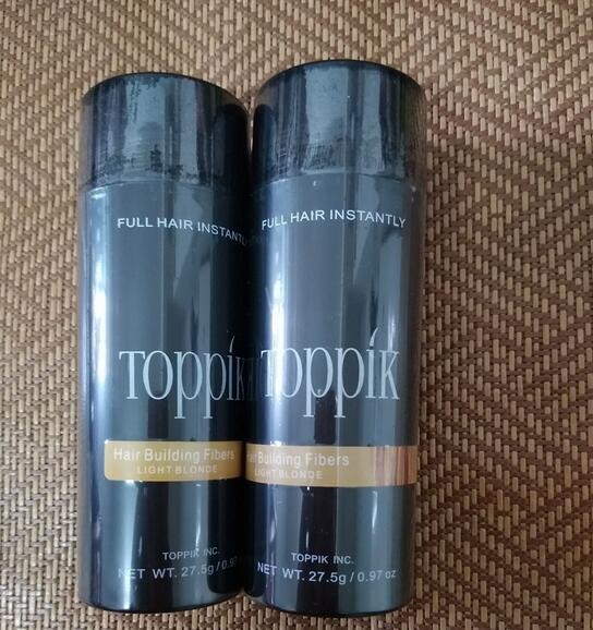 Toppik Hair Fibers Powder 9 Colors Thinning Hair Loss Product Hair Growth Solution Fibers Black/Dark Brown/Light Brown