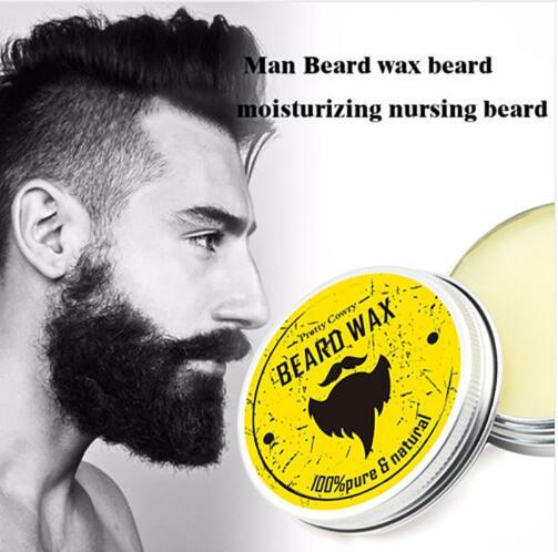 Men Beard Oil Balm Moustache Wax for styling Beeswax Moisturizing Smoothing Gentlemen Beard Care Hair Loss Products