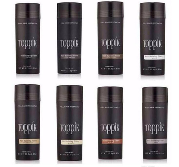 Toppik Hair Fiber Keratin Powder Spray Thinning Hair Concealer 10colors