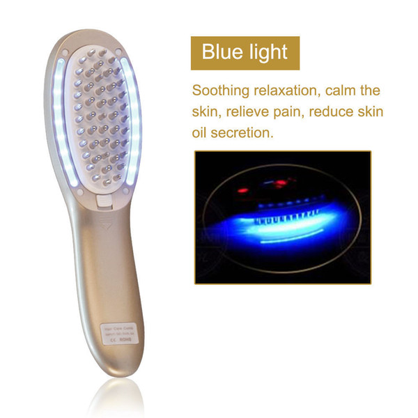 latest Laser LED Light Comb Hair Regrowth Growth Brush Anti Hair Loss Therapy Massager