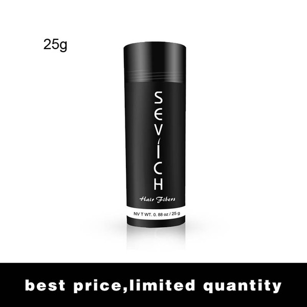 SEVICH 25g Temporary Regrowth Instant Keratin Fibers Thinning Hair Loss Building Thickening Powder Spray Natural 10colors