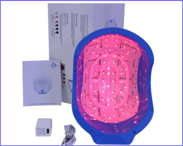 Portable MicroCurrent Stimulation Hair Regrowth Laser LED Light Therapy Massager Hair Growth Cap Hair Loss Treatment