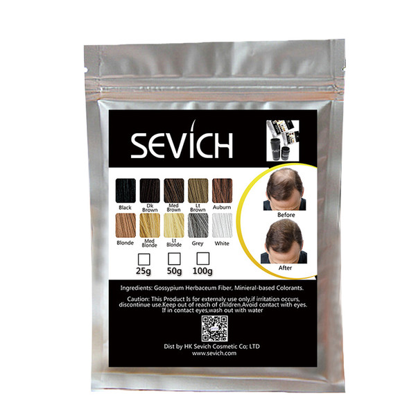 SEVICH Hair Building Fiber Thinning Thickening Keratin Fiber Styling Powder 500g