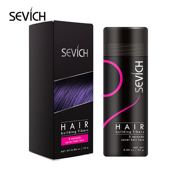 25g Sevich Hair Fiber Keratin Hair Thickening Powder Color Styling Instanly 10colors