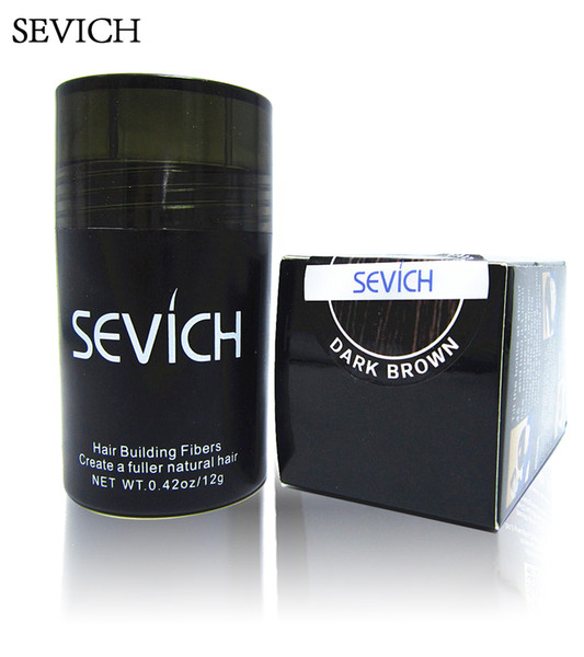 SEVICH Hair Fiber Hair Care Products Thinning Loss Building Protein Fibres 12g Bottle 10colors