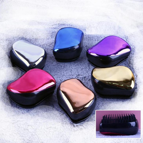 Portable detangler handle detangling comb shower hair comb brush to scalp massage to prevent hair loss A403