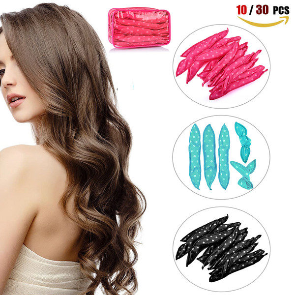 10 30 PCS Magic Sponge Pillow Soft Roller Best Flexible Foam and Sponge Hair Curlers DIY Styling Hair Rollers Curl Tools