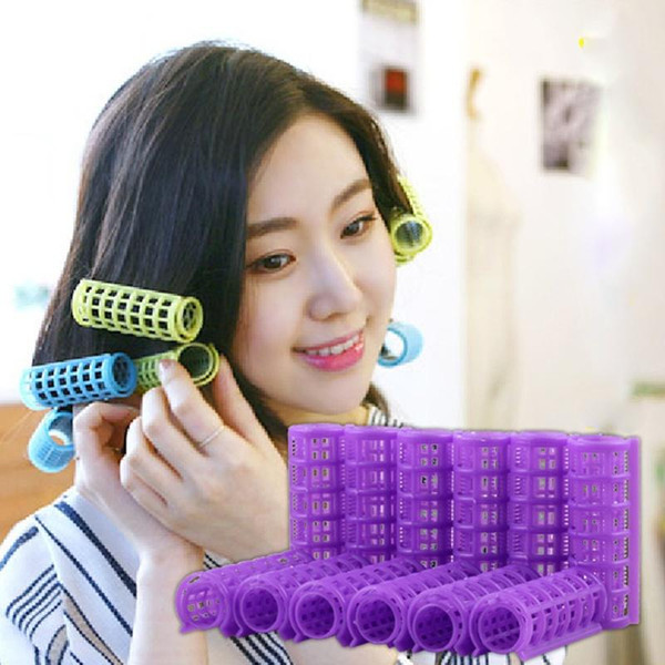 Magic Hair Curlers DIY Hair Salon Curlers Rollers Tool Soft Large Hairdressing Tools Plastic Hair Rollers 6/8/10/12pcs