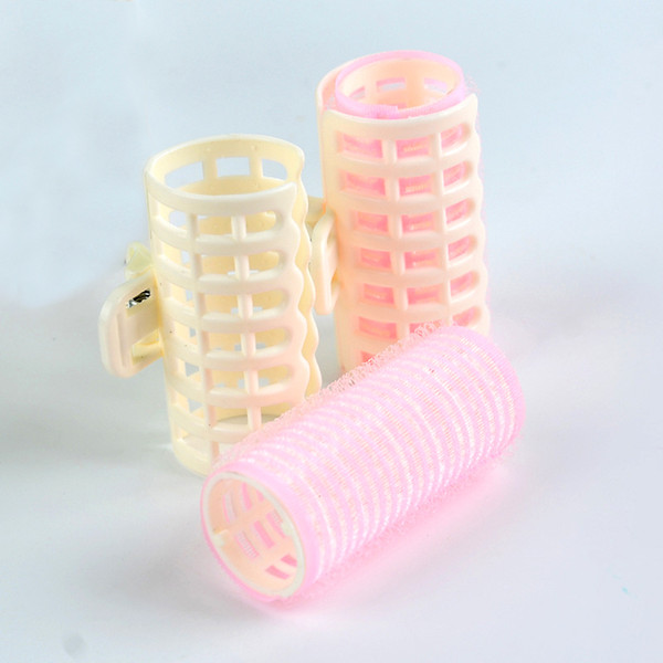 2pcs/set Self Adhesive Hair Rollers with Grip Mother-Child Hair Curler Air Fringe DIY Bang Fluffy Hairstyle Hair Care U1103