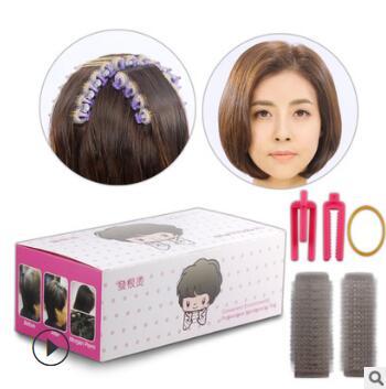 Newly Korea Morgan Perm Set New Generation Bangs Air Curler Auto-stick Hair Rollers Marcel Tools Hair Accessory HA215