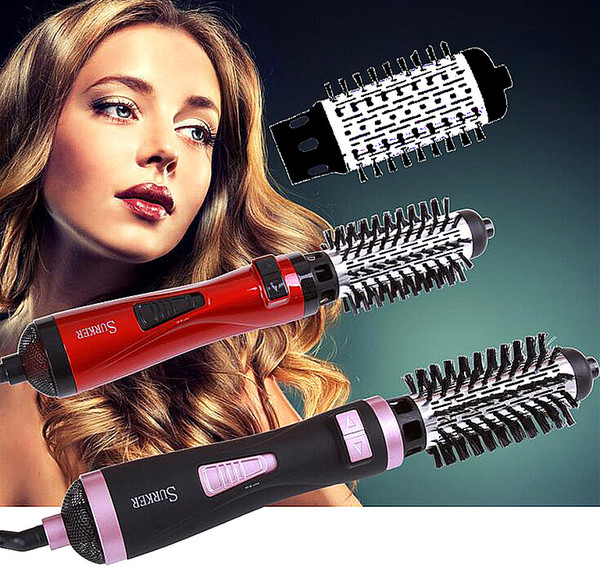 Powerful 2 In 1 Multifunctional Hair Dryer Brush Automatic Rotating Brush Ionic Hair Brush Dryer Styler Comb Hair Dryer