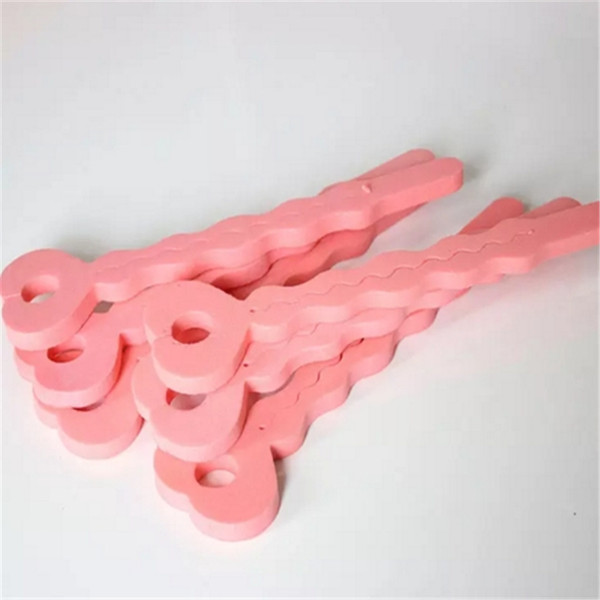 DIY Pink Sponge Hair Soft Curler Roller Strip Curl Magic crimper Tool Twist 2017100304