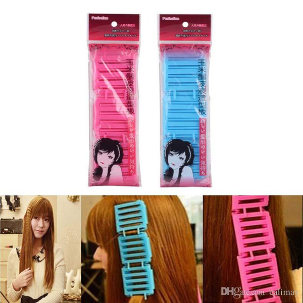 3pcs/bag DIY Corn Hair Clip Curler Maker Beauty Hair Curl Roller Hairdressing Styling Wave Perm Rod Tool Color Random