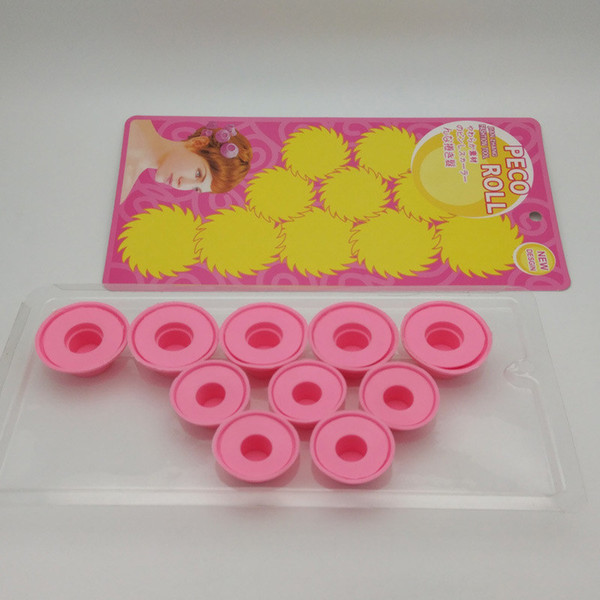 Hot Magic Hair Rollers 10pcs/set silicone curlers Soft Hair Care DIY Peco Roll Hair Styling Tool Roller Salon Magic Curlers Dropshipping