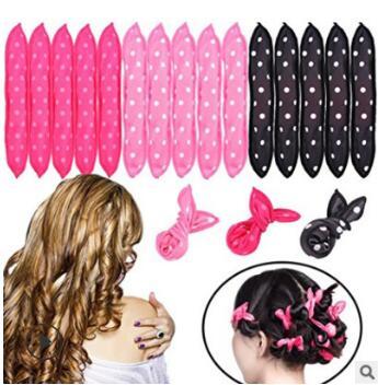 Multi Wave Point Sponge Magic Rollers Pear Flower Head No Hurt Hair Fabrics Curlers Hair Care & Styling Tools HA089