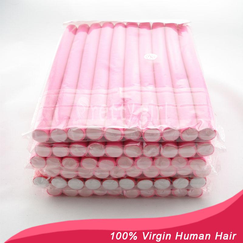 Wholesale-Diameter is 2cm 60pieces/lot Hair Curling Flexi rods Magic Air Hair Roller Curler Bendy Magic Styling Hair Sticks