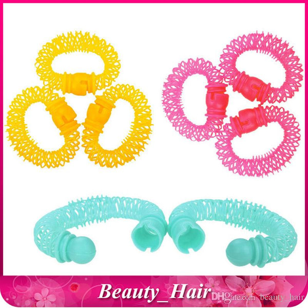 Fashion Lucky Donuts Curly Hair Home Curler Tools Hair DIY Rollers for Women Large( 6pcs/set)&Small Size(8pcs/set) Styling Hairdressing