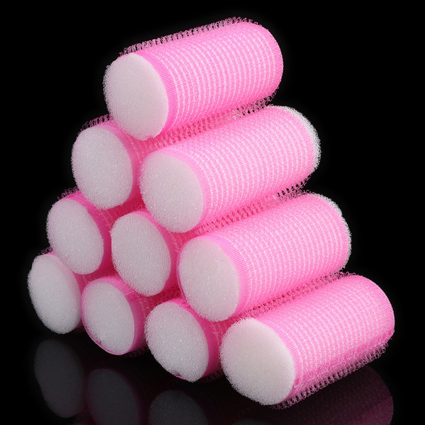 plastic curler 10pcs/set Plastic Curlers Hairdressing Tools Magic Styling Roller Curler Tool Home Use Hair Rollers