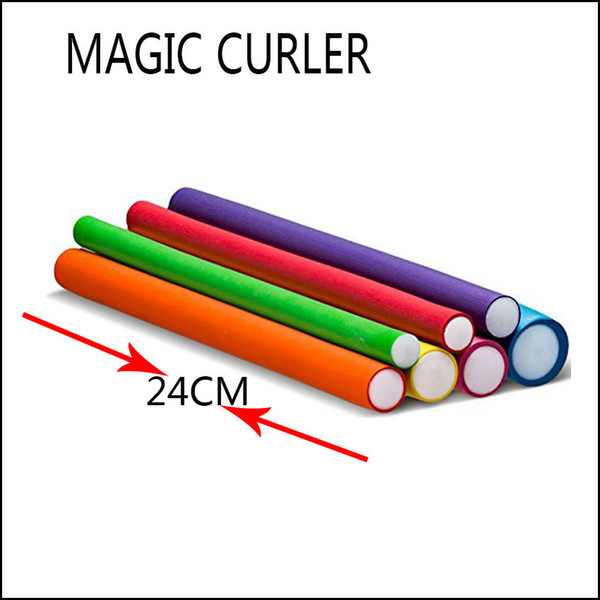 Best selling new universal bar Magic roll curling rod Rubber curling iron diy roll hair tool Curly hair spot wholesale