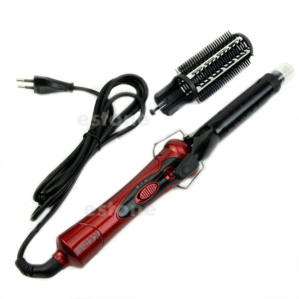 Steam Curling Iron Add Brush Attachment Fast Heater Wave Waver Hair Rollers Hair Curlers Heated Rollers Hty07