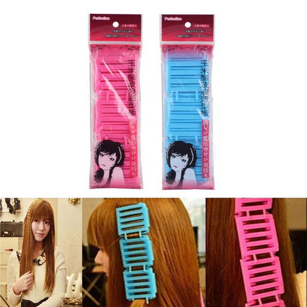 3pcs/bag DIY Corn Hair Clip Curler Maker Beauty Hair Curl Roller Hairdressing Styling Wave Perm Rod Tool Color Random