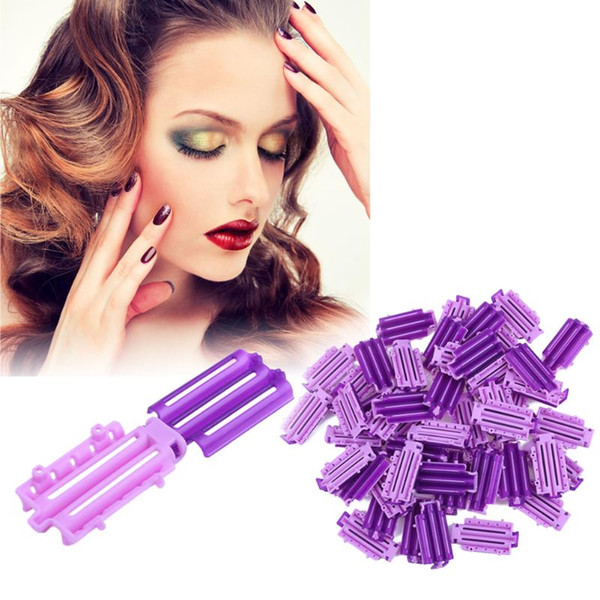 Fluffy Hair Roots Perm Hair Styling Tools Roots Perm Bar Rods Rollers Curler Fluffy Clamps Rollers Make DIY Hair Tool 45pcs/Bag